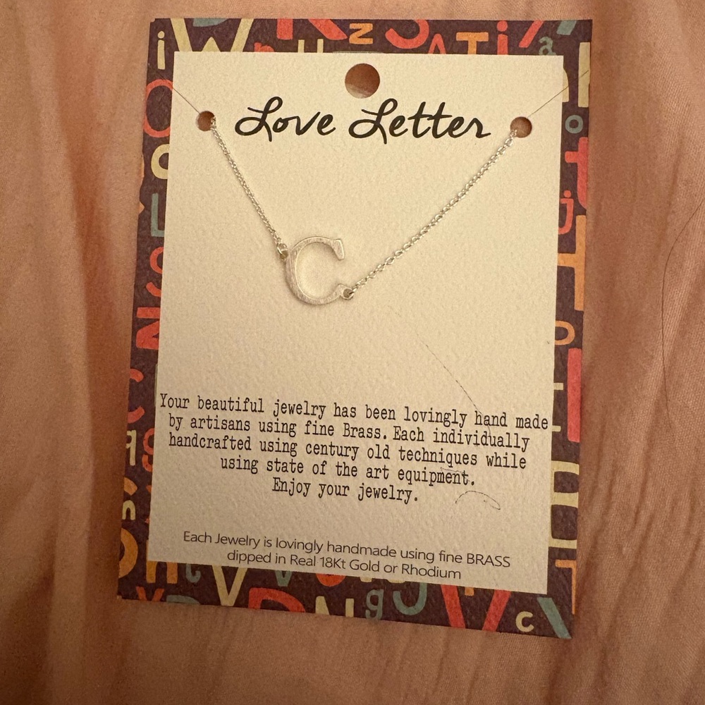 Brand new C necklace